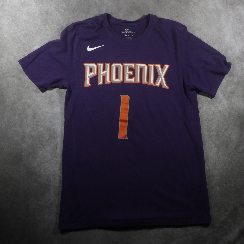 Nike Phoenix Suns Devin Booker 1 Shirt Mens Medium Purple NBA Dri-FIT Basketball